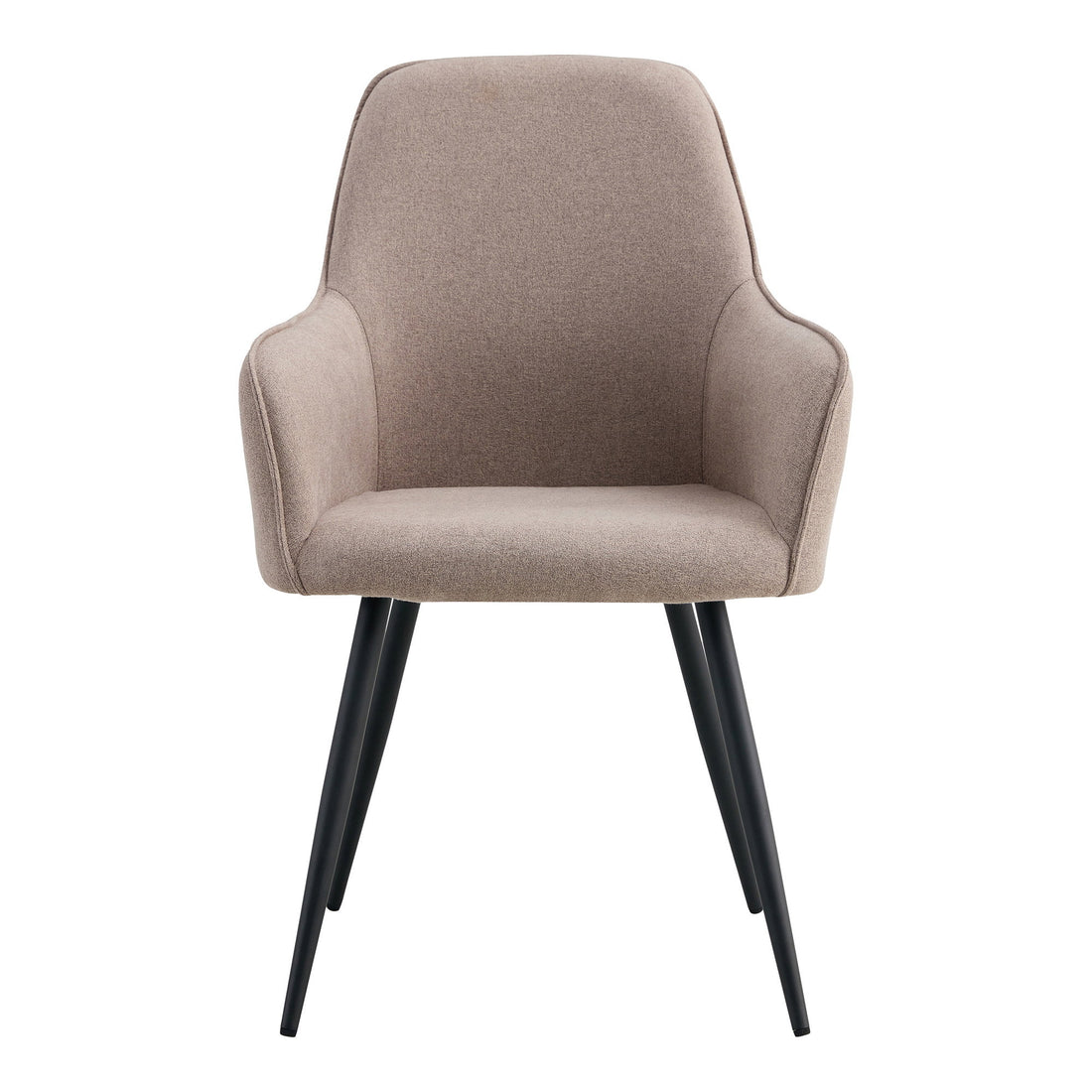 Harbo Dining Chair - Dining Chair, stone, black legs HN1231 (set of 2)