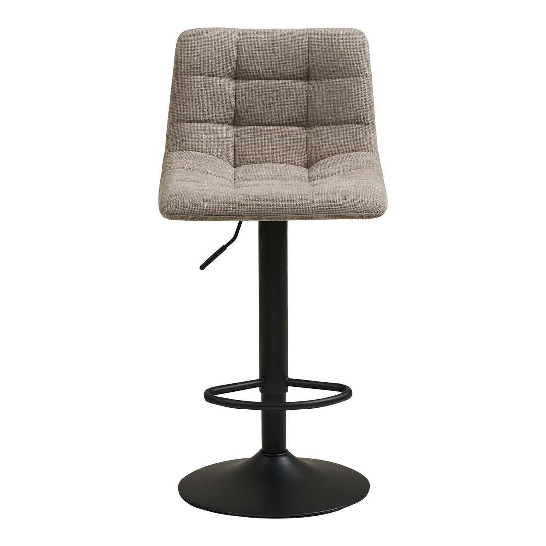 Middelfart Bar Chair - Bar chair, grey, black legs HN1272 (set of 2)