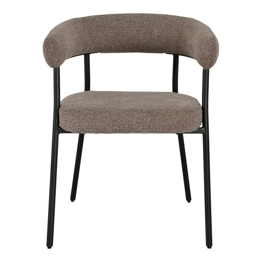 Trivio Dining Chair - Dining chair, brown, black legs HN1314 (set of 2)