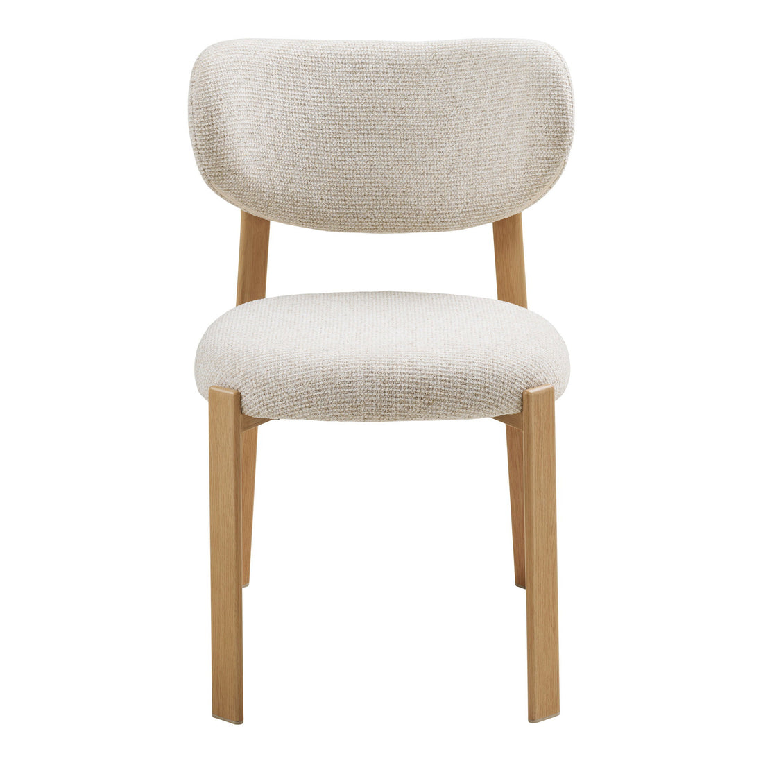 Savina Dining chair - Dining chair, sand, woodlike legs, natural HN1422 (set of 2)