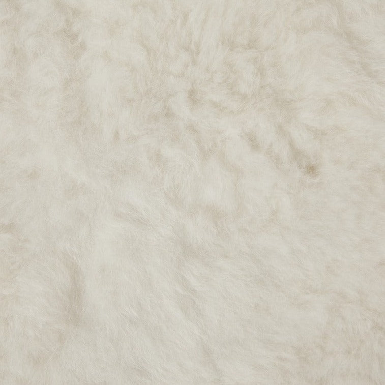 Schapenvacht IJslands | Natural wit kort | 100 x 65cm