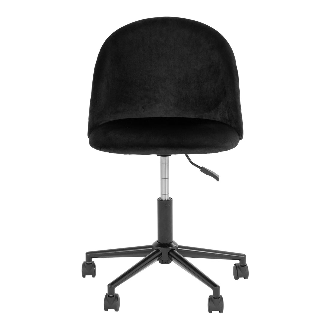 Geneve Office Chair - Office Chair, velvet, black, black legs HN1207