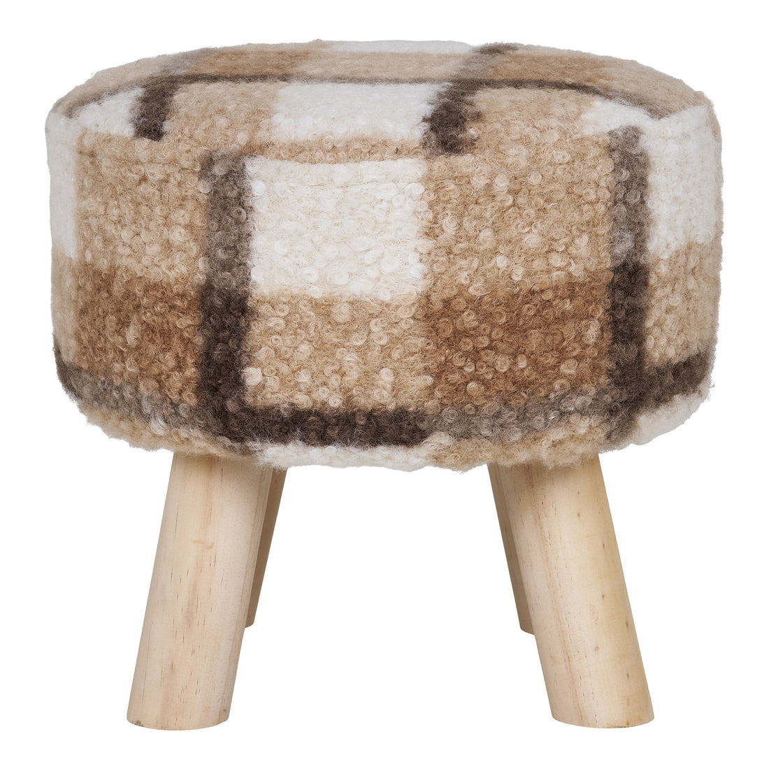 Aberdeen Stool - Stool, brown mix ø31x29 cm, HN1261
