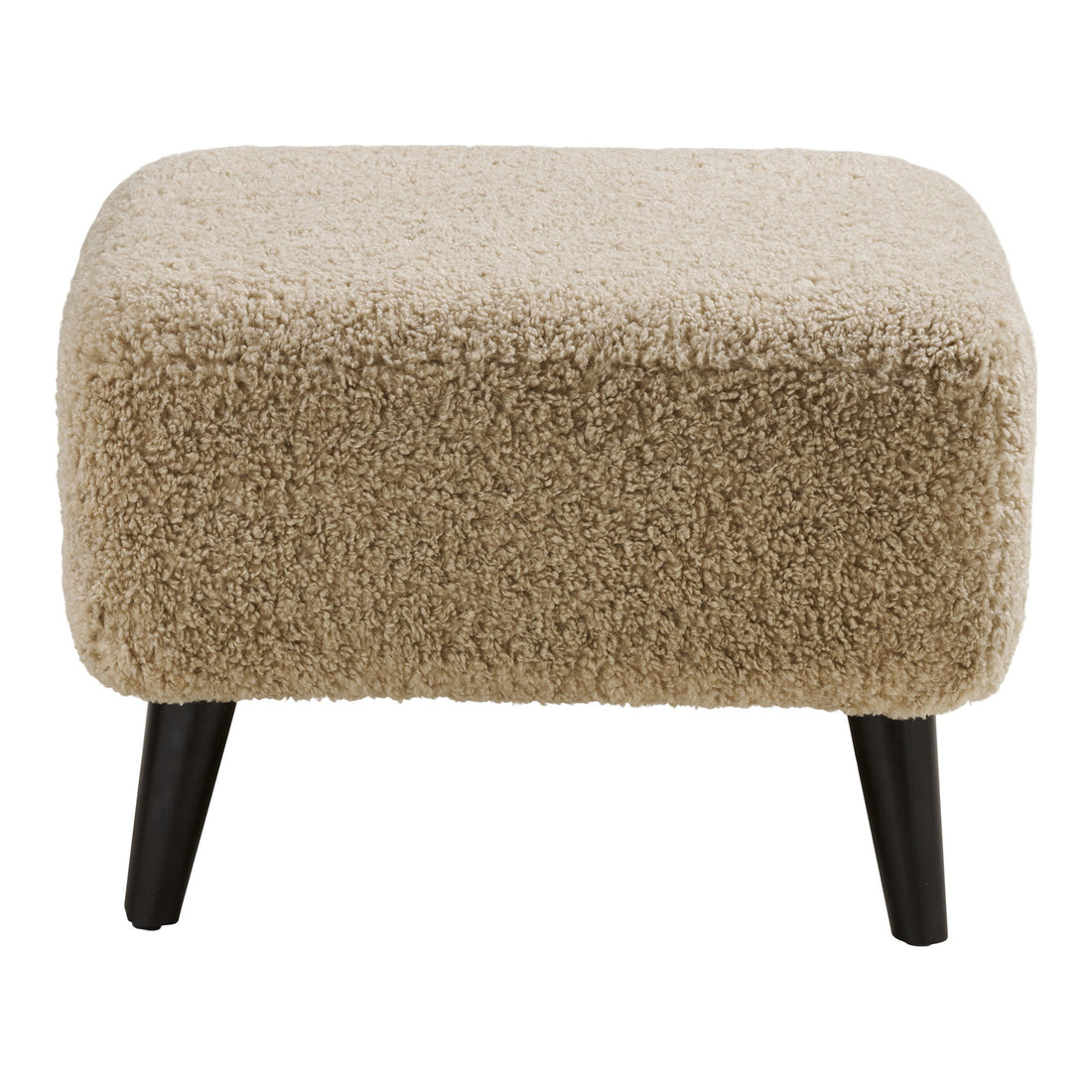 Lunaro Pouf - Lounge pouf, light brown 42x54x39 cm, HN1265