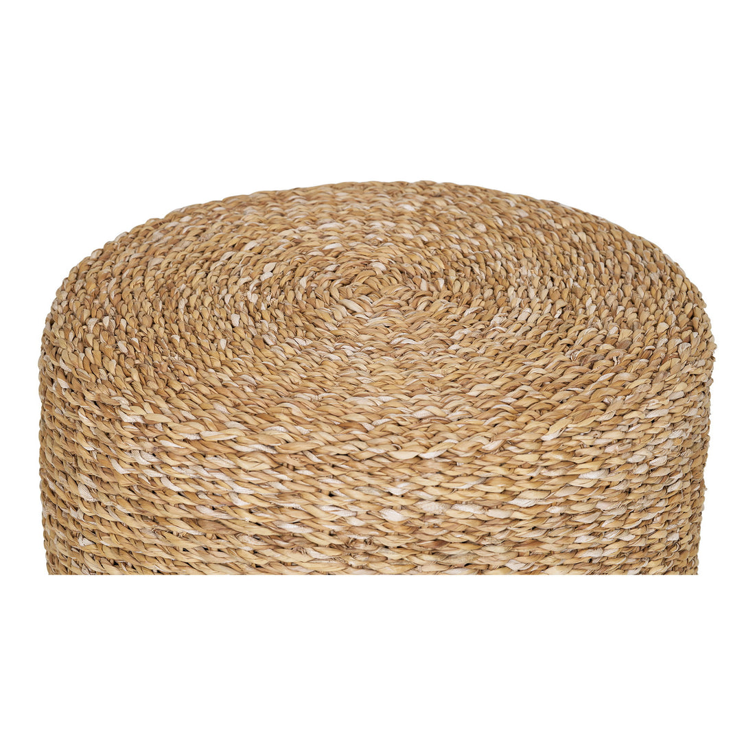 Rivera Pouf - Pouf, seagrass/cotton, natural ø40x40 cm