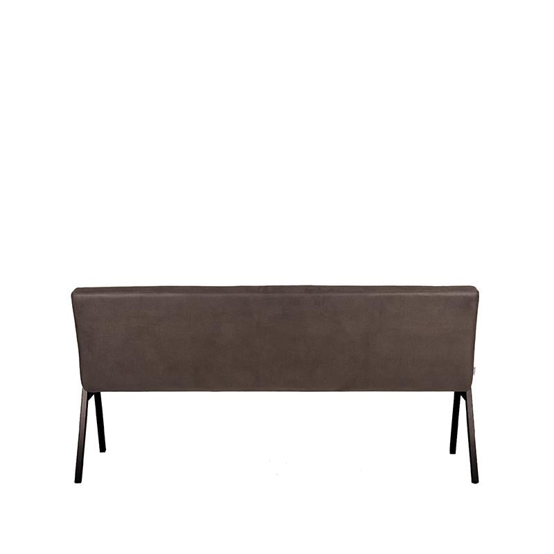 LABEL51 Eetkamerbank Matz - Antraciet - Microfiber - 175 cm