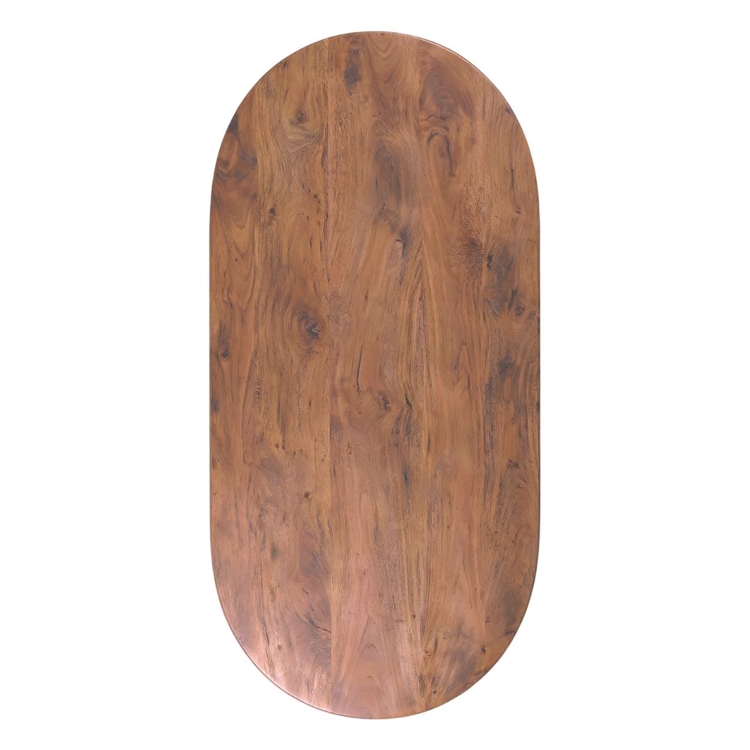 Tafelblad Halve Cirkel Straight Edge 240x100 cm