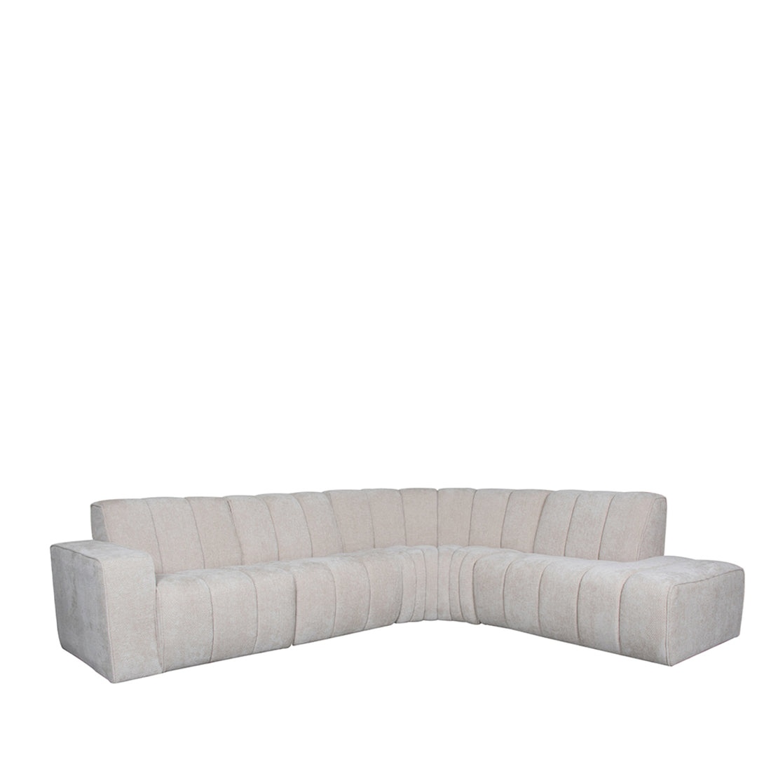 Bank Vitoro Ottomane Rechts Voorstaand 128x98x82 cm
