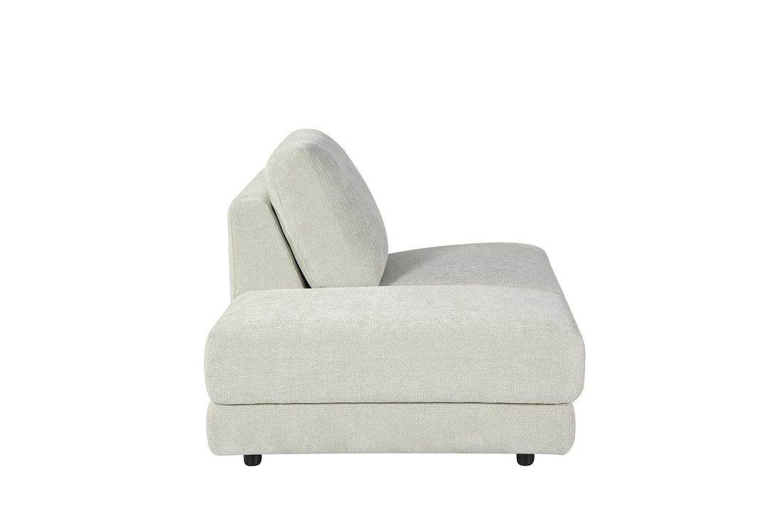 Bank Tivoli Ottomane Links Voorstaand 135x102x83 cm