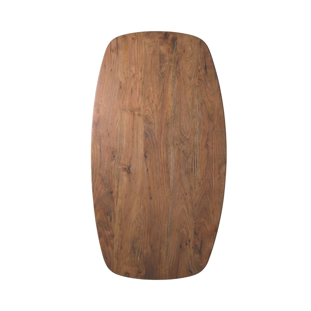 Tafelblad Deens Ovaal Sloppy Edge 180x100 cm