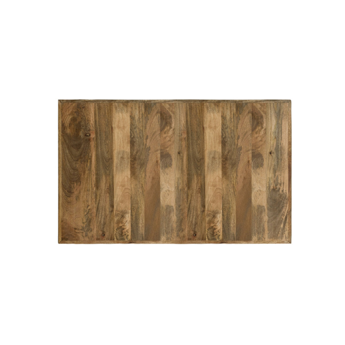 LABEL51 Eetkamertafel Tafelblad Straight Edge - Rough - Mangohout - 120 cm Straight