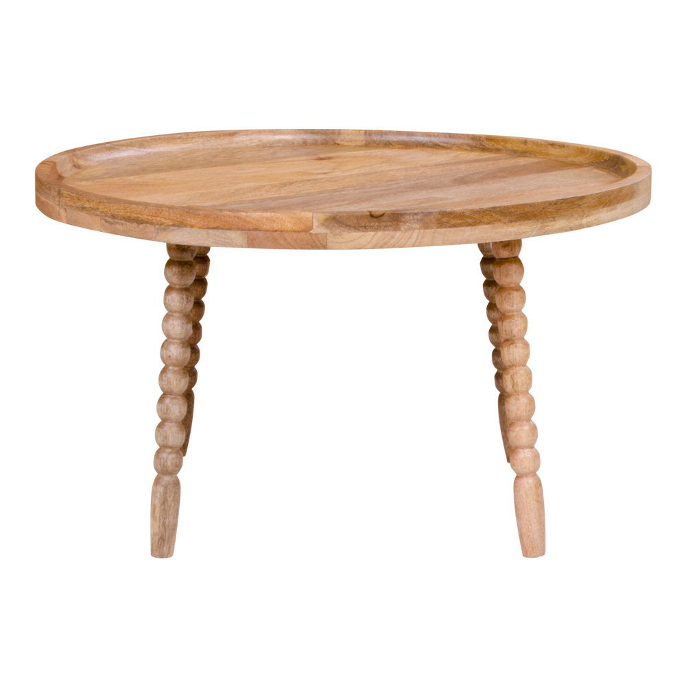 Jammu Coffee Table - Coffee table, mango natural ø60x35 cm