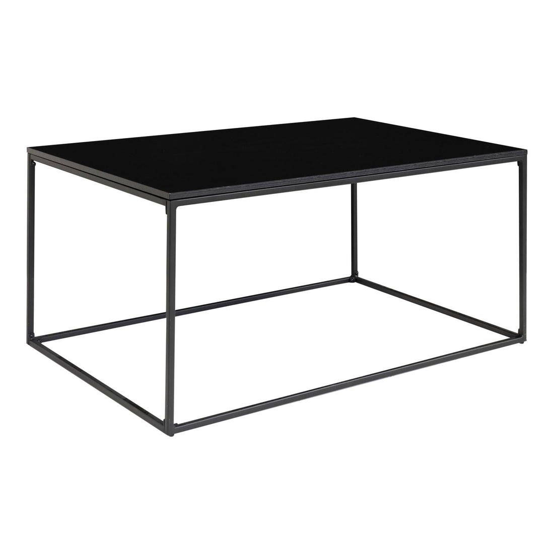 Vita Coffee table - Coffee table, black, black frame 60x90x45 cm