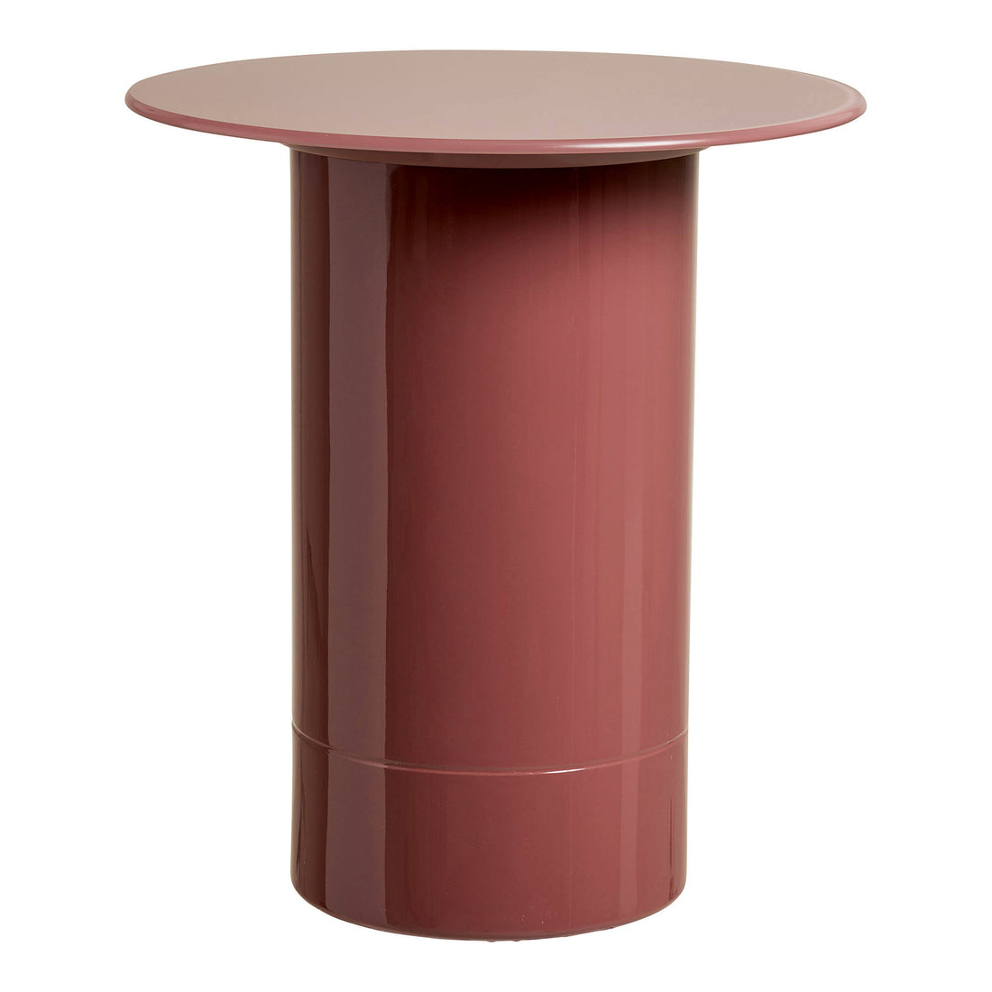 Florens Side Table - Side table, earthy rose ø45x51 cm