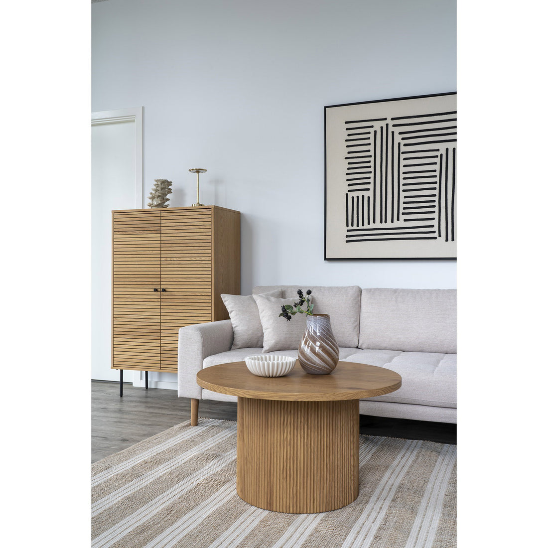 Boavista Coffee Table - Coffee table, natural ø80x45 cm