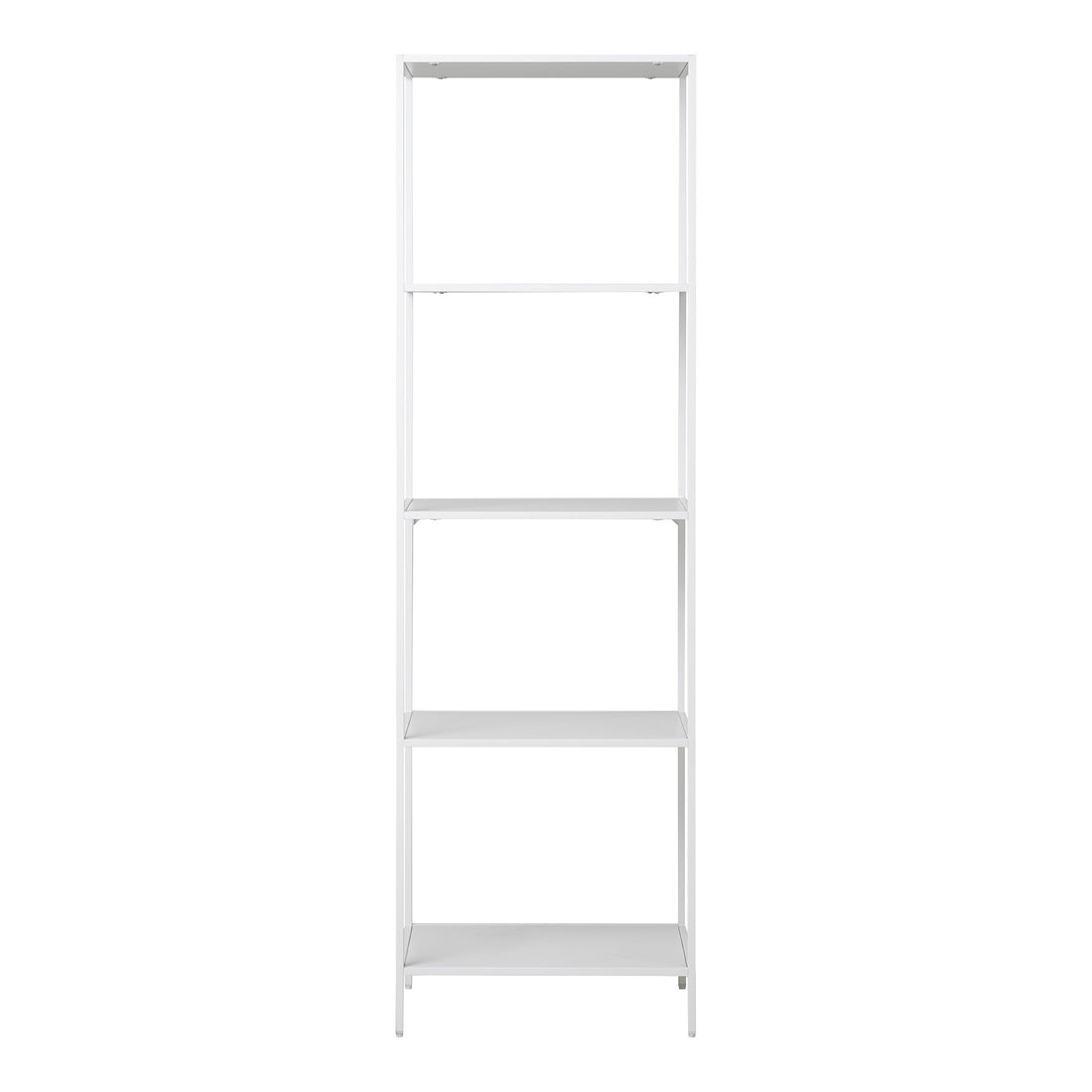 Vita Shelf - Shelf, 5 shelves, white frame 51x35x170 cm