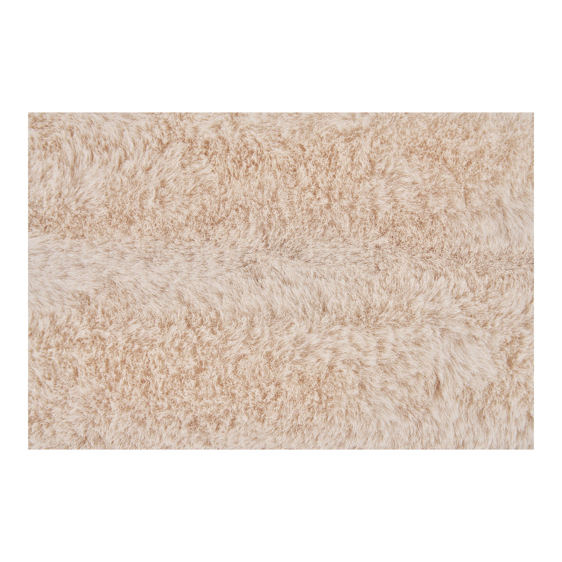 Galena Plaid - Plaid, artificial fur, white 130x180 cm