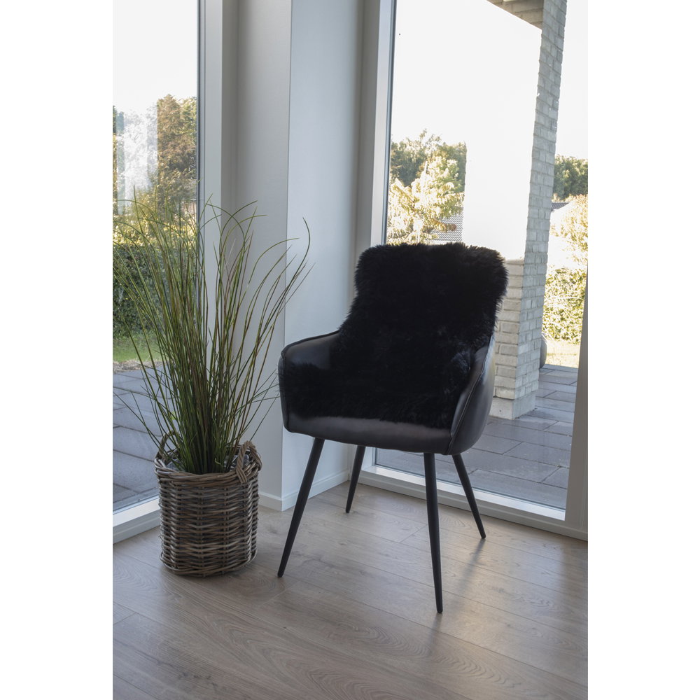 Lambskin - Lambskin, black 50x85 cm