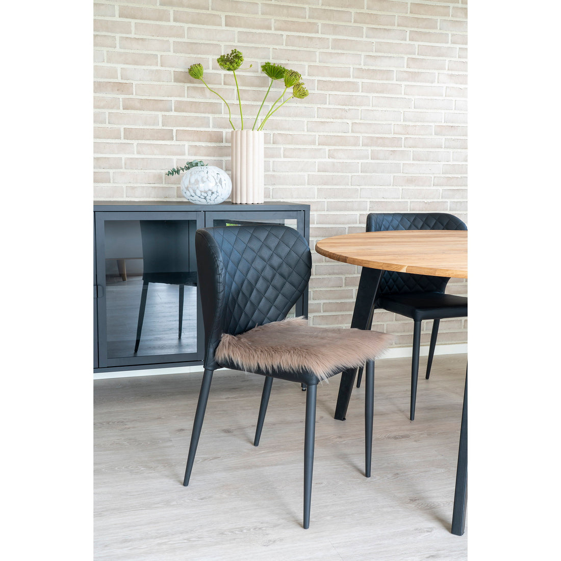 Lambskin Seat Artificial - Lambskin Seat Artificial, mushroom 40x40 cm
