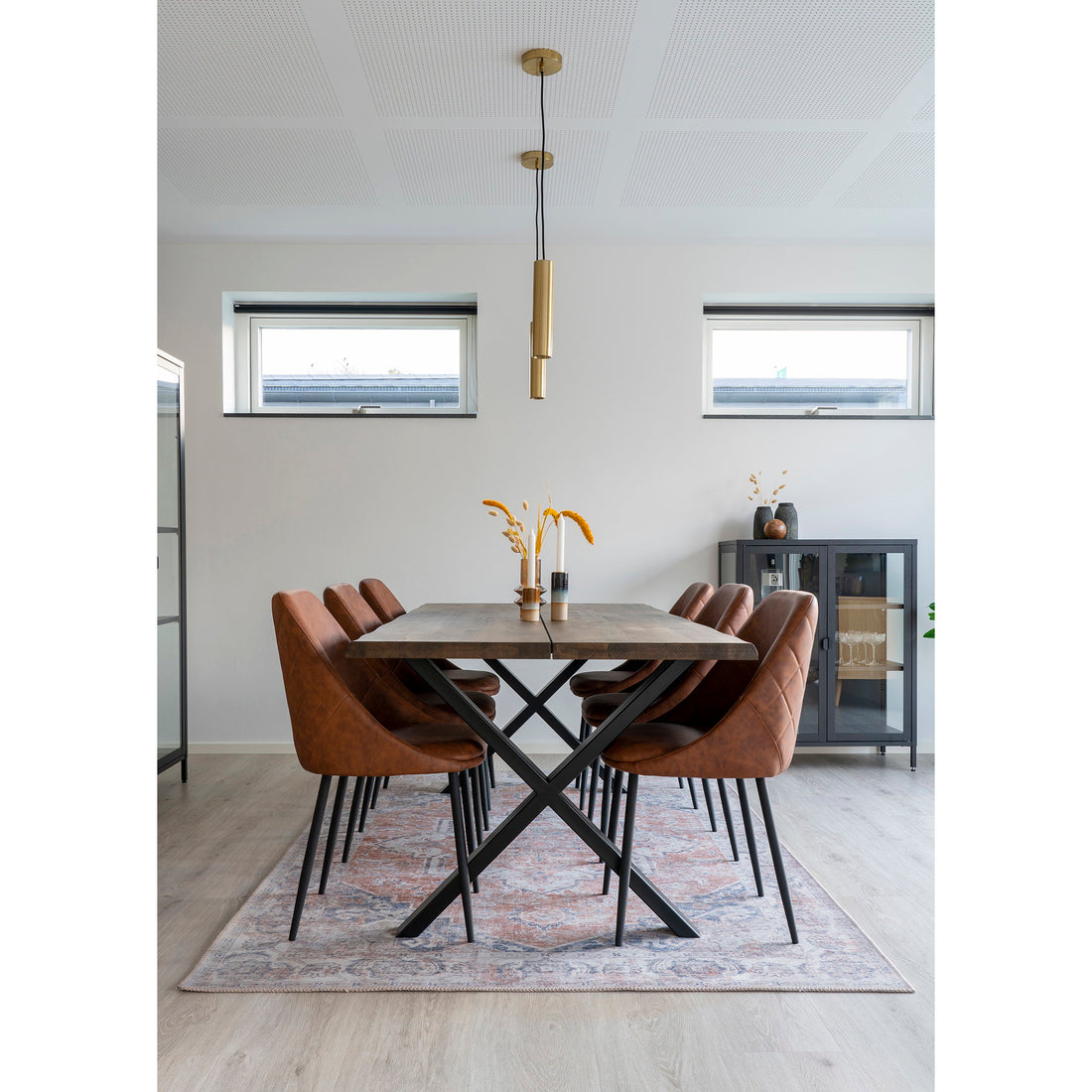 Havana Rug - Rug, orange/blue 160x230 cm