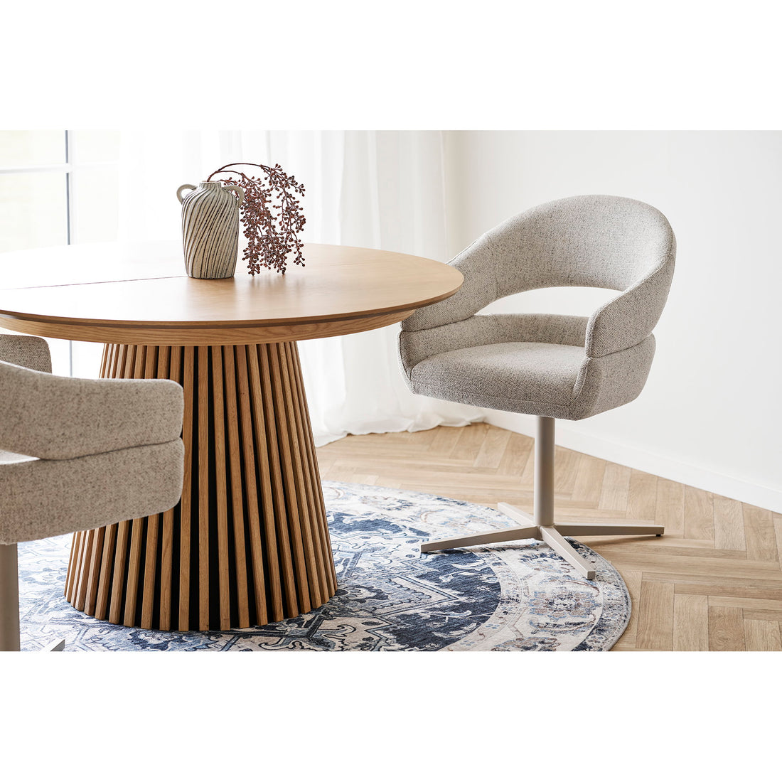 Havana Rug - Rug, blue, Ø200 cm