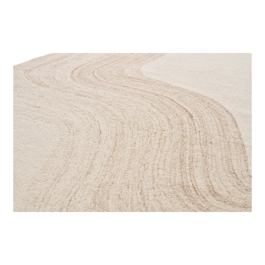 Surat Rug - Rug, hand tufted, light brown/ivory 160x230 cm