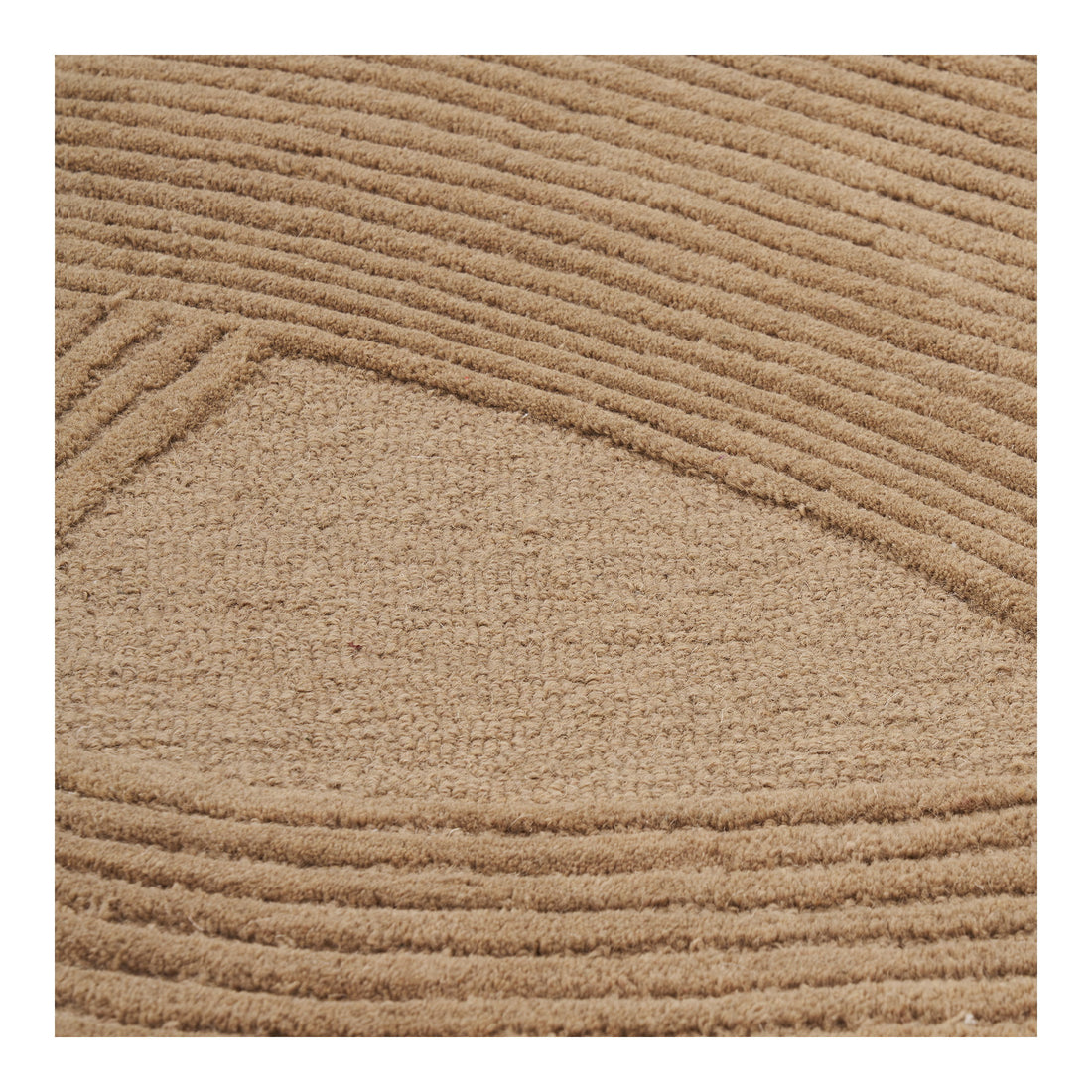 Pune Rug - Rug, hand tufted, brown 160x230 cm