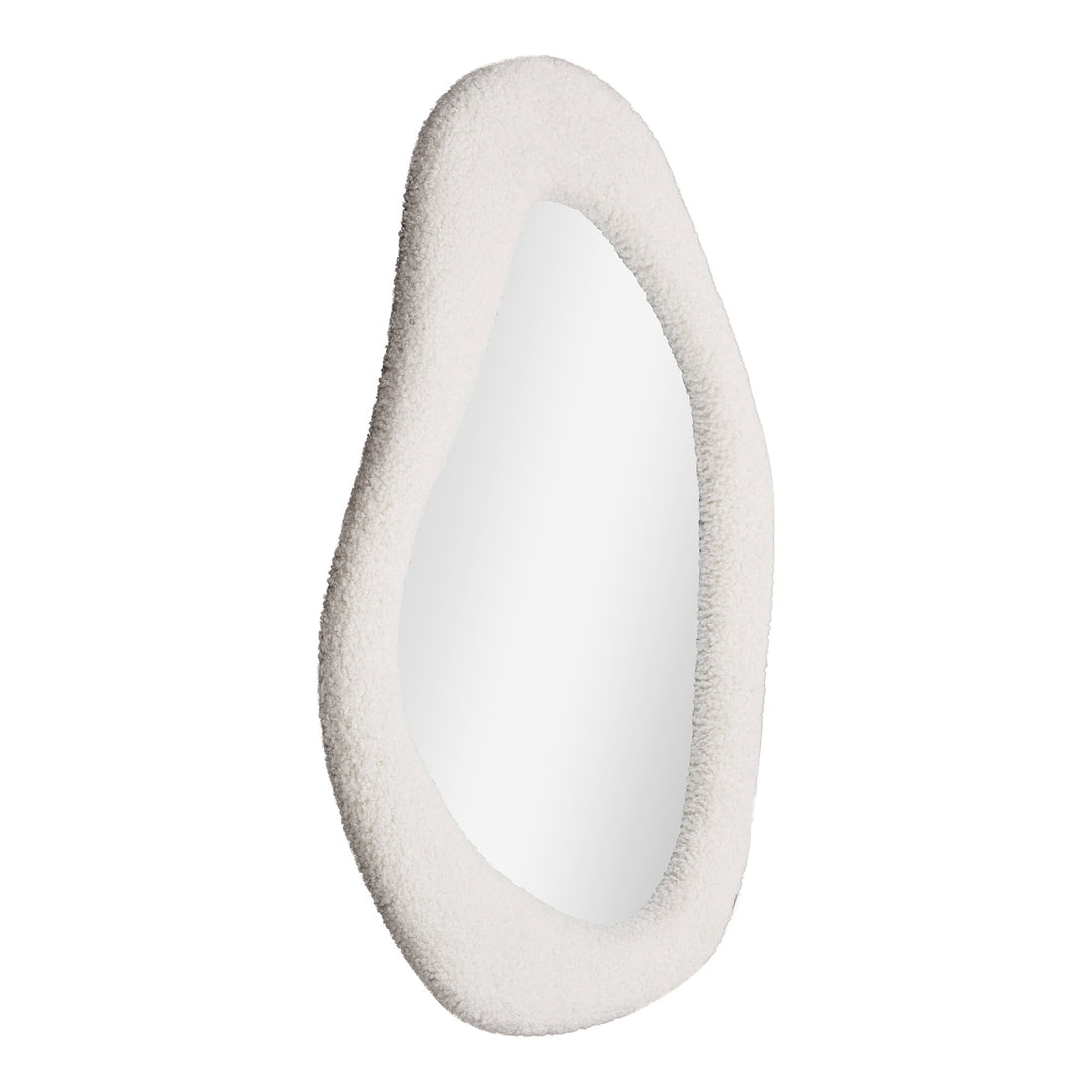 Bosa Mirror - Mirror, teddy, white 46,5x61 cm