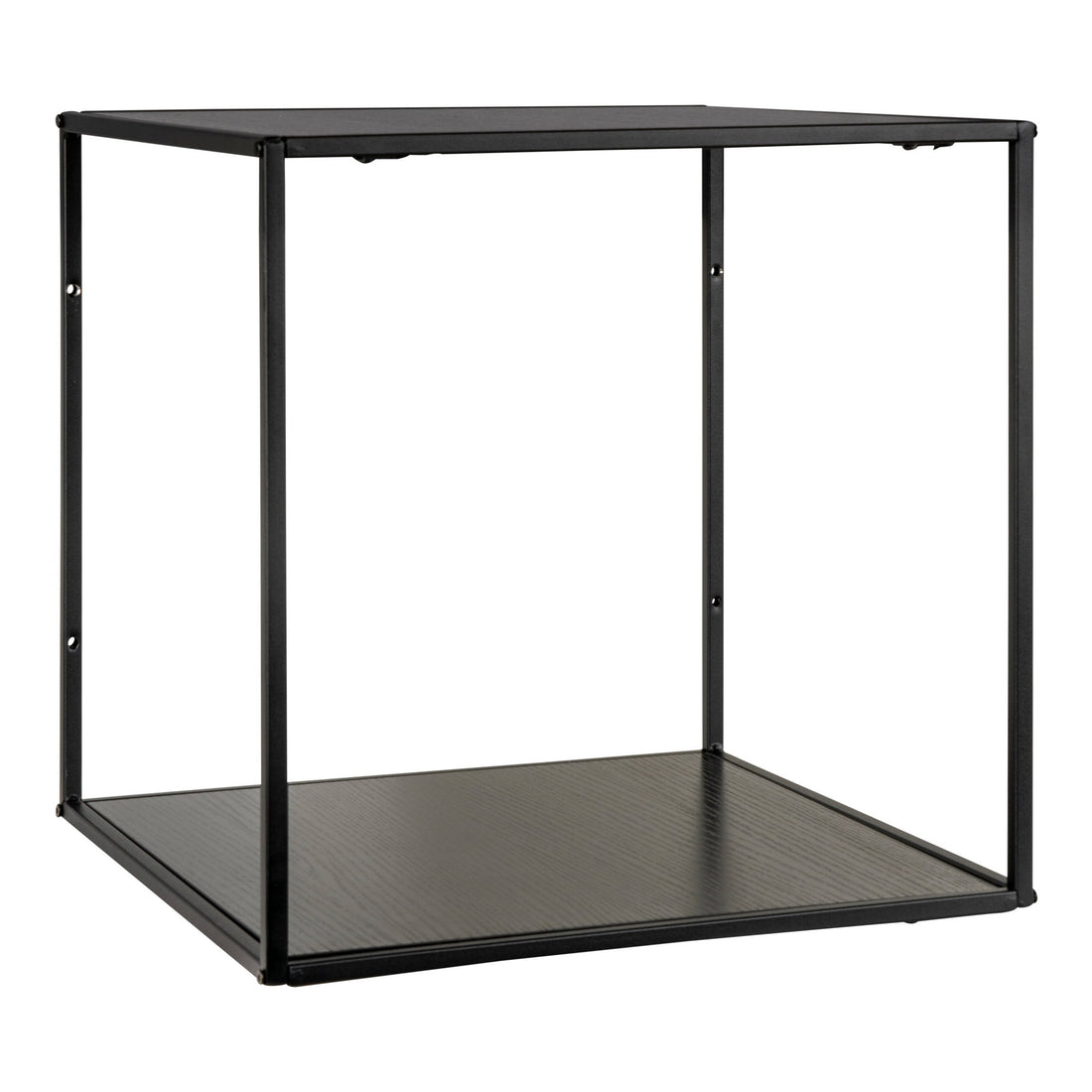 Vita Wallshelf - Wallshelf, black, black frame 36x36x36 cm