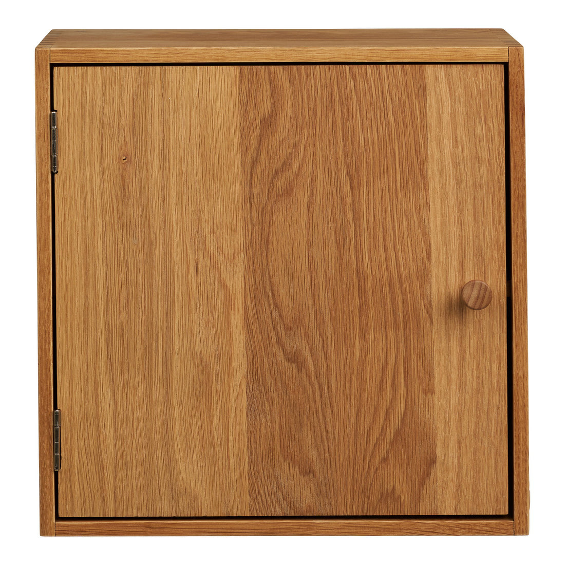 Townsville Wall Shelf with door - Wall shelf with door, oak  18x30x30 cm