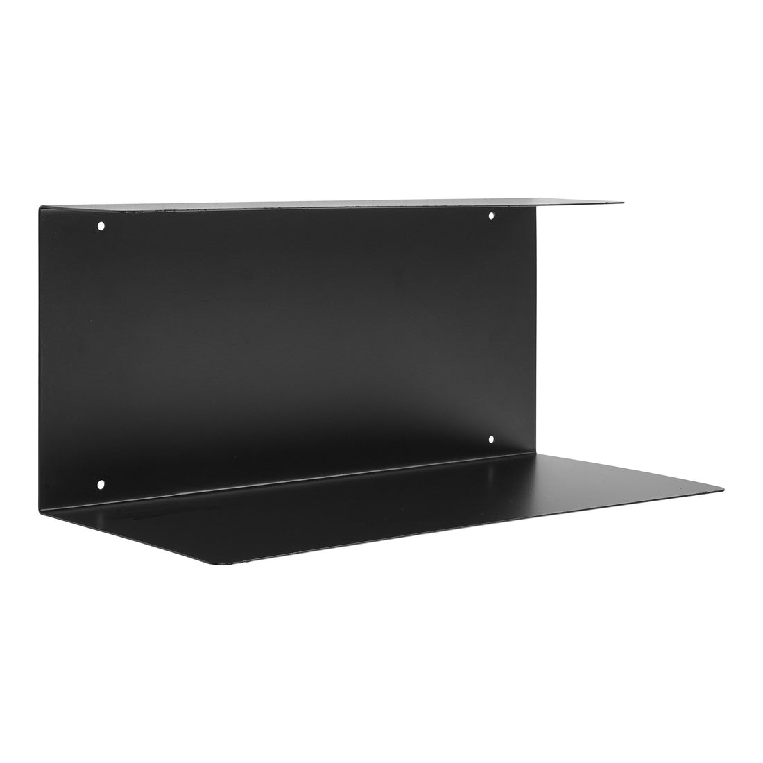 Lille Wall Shelf - Wall Shelf, steel, black 40x18x18 cm