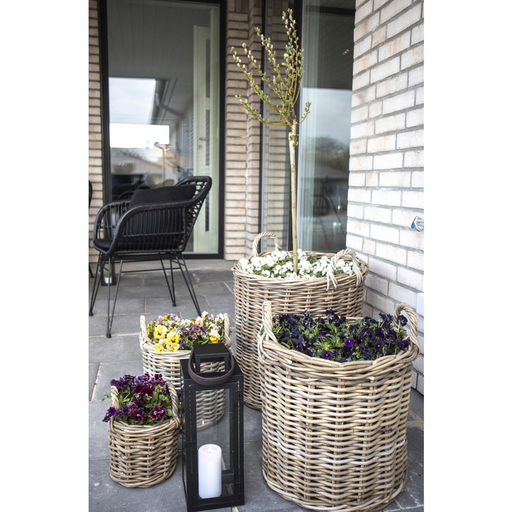 Caor Baskets - Baskets, kubu rattan, natural set of 4