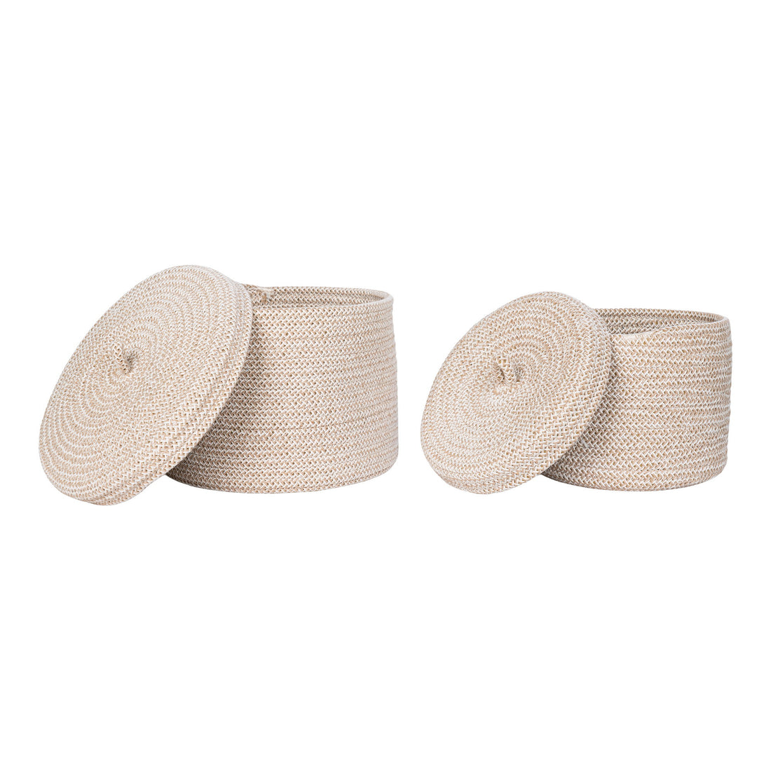 Sebal Baskets - Baskets, cotton, beige set of 2