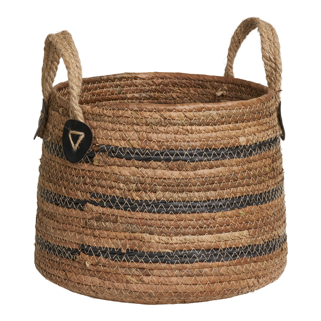 Erba Baskets - Baskets, banana leaf, natural set of 2