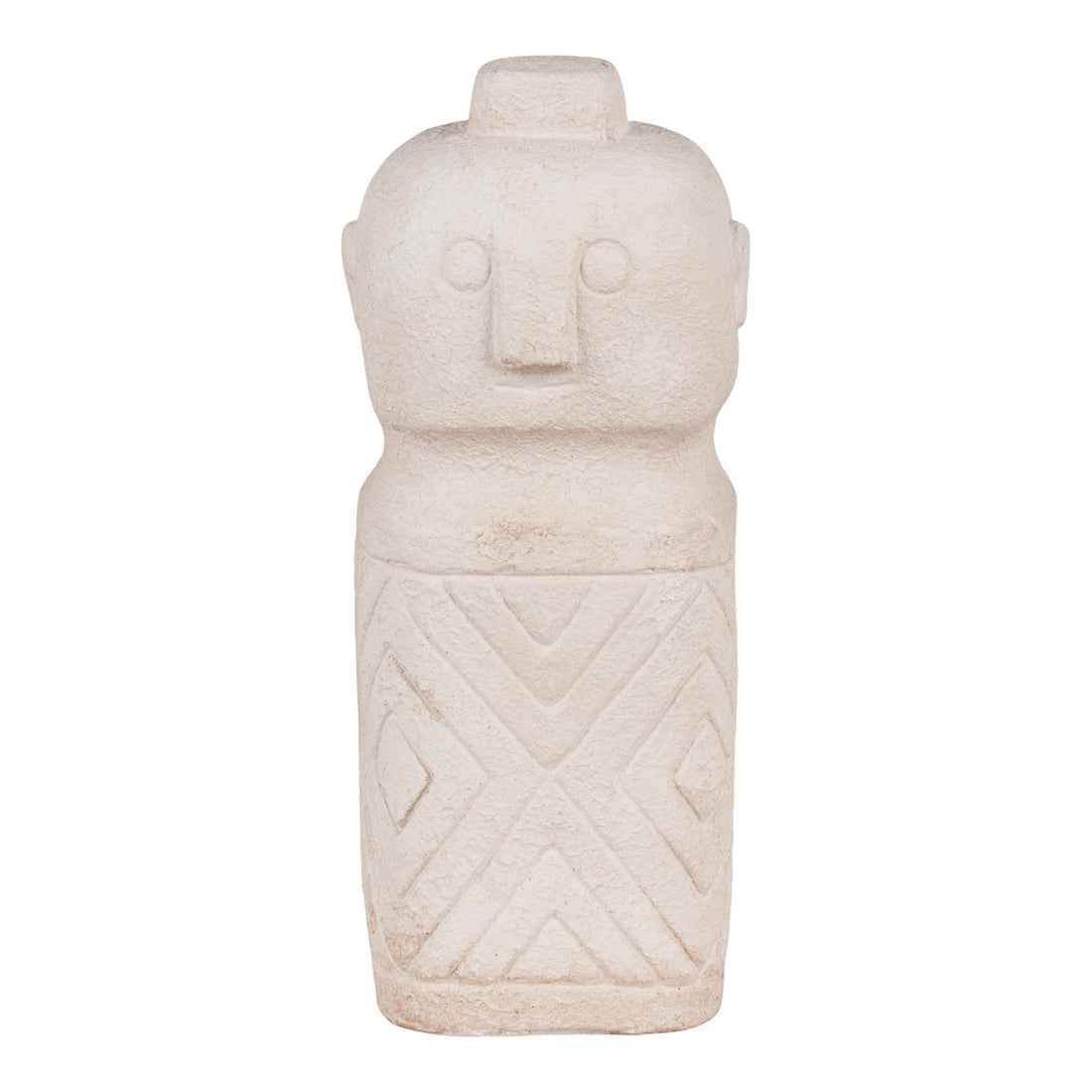 Decoration  - <p>Decoration, cement, beige 6,5x6,5x15 cm</p>