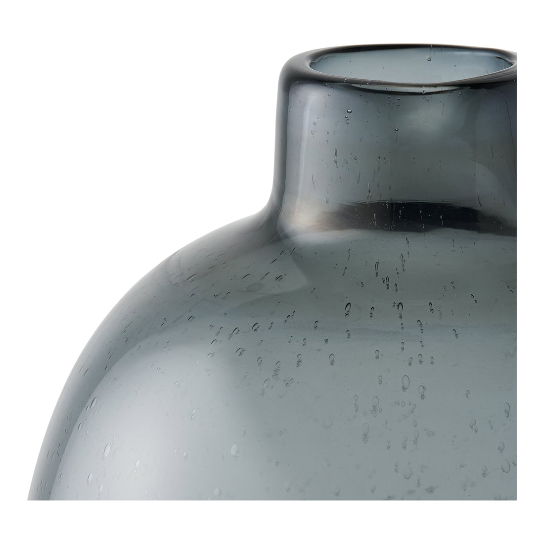 Vase - Vase, glass, smoked black ø23x35 cm