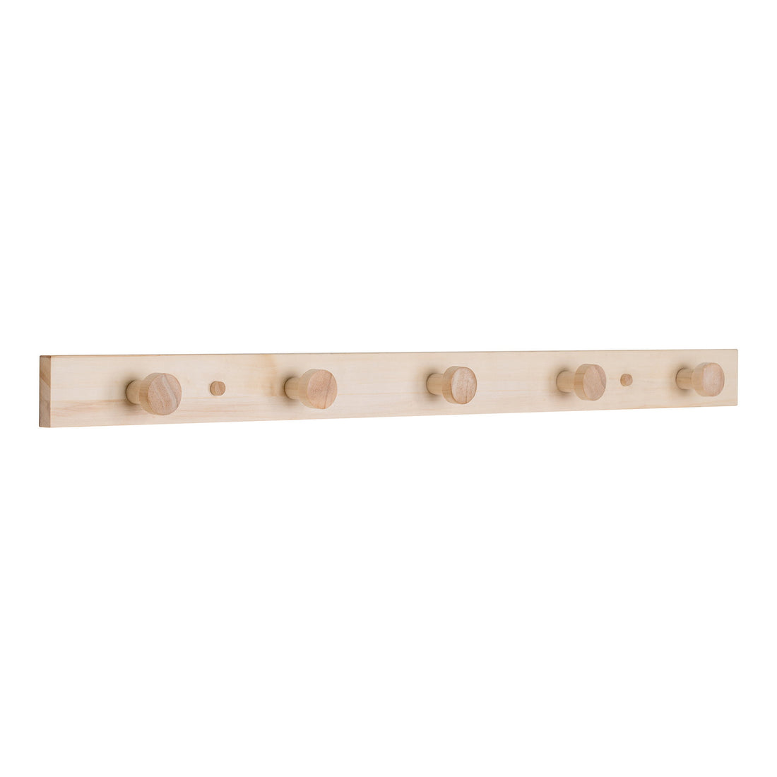 Abano Coat Rack  - Coat rack, poplar wood, natuale 70x5 cm