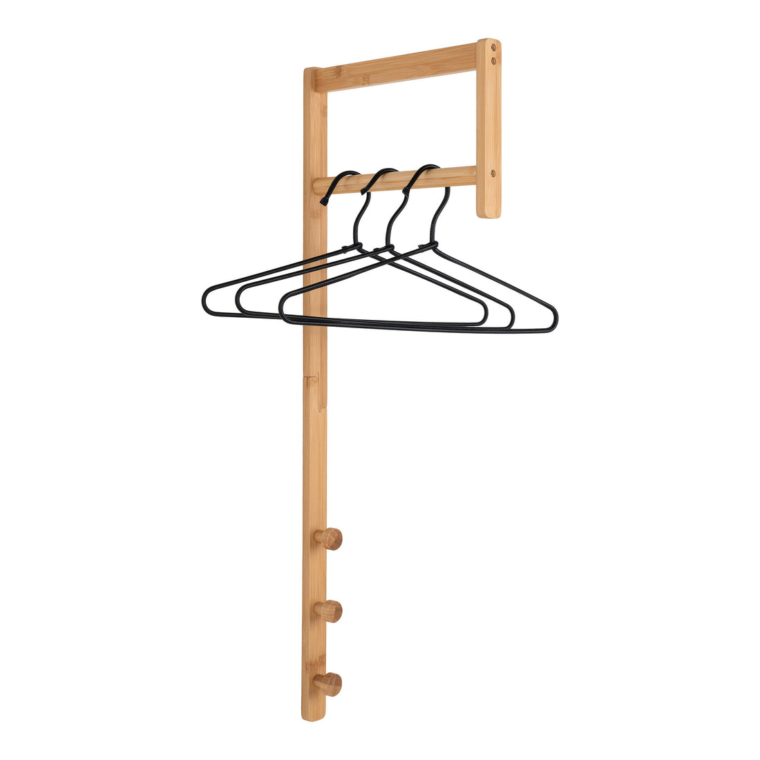 Trento Clothes Rack - Clothes Rack, bamboo, natural 3x30x82 cm