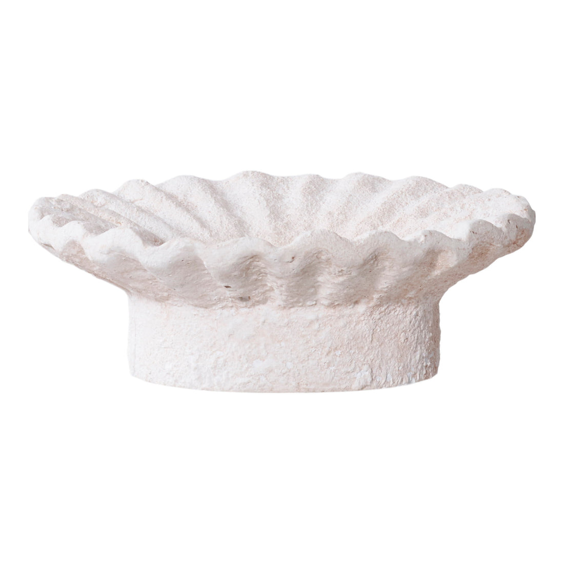 Candle Holder - Candle holder, cement, white set of 2