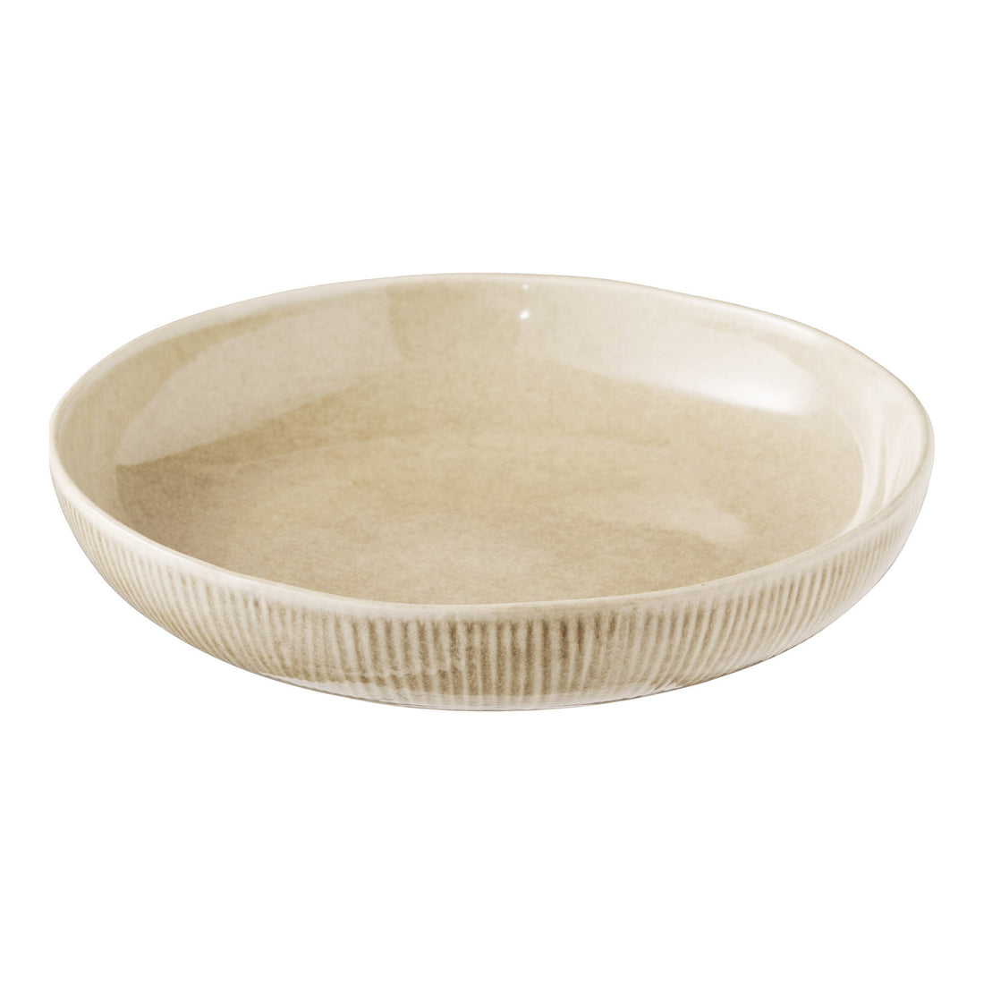 Viola Serving Bowl - Serving bowl, ceramic, beige ø27x5,8 cm