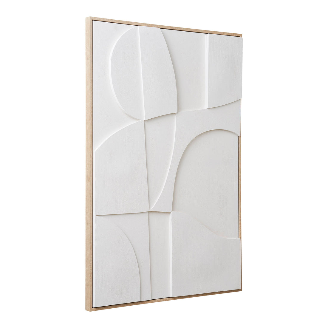 Madeline Relief Wall Decoration - Relief wall decoration, white, No.2 60x90 cm