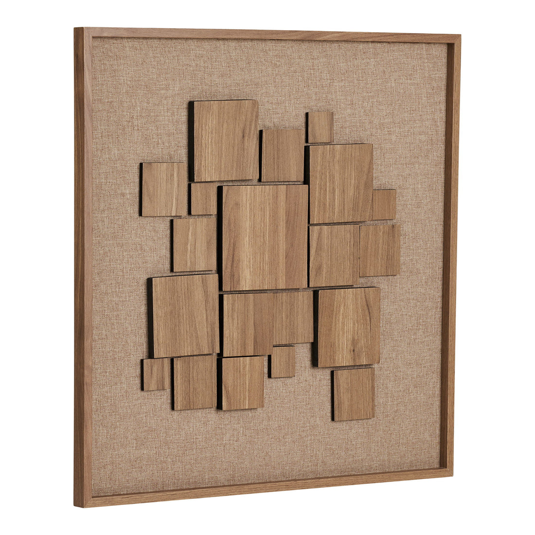 Gala Relief Wall Decoration - Relief wall decoration, brown 60x60 cm