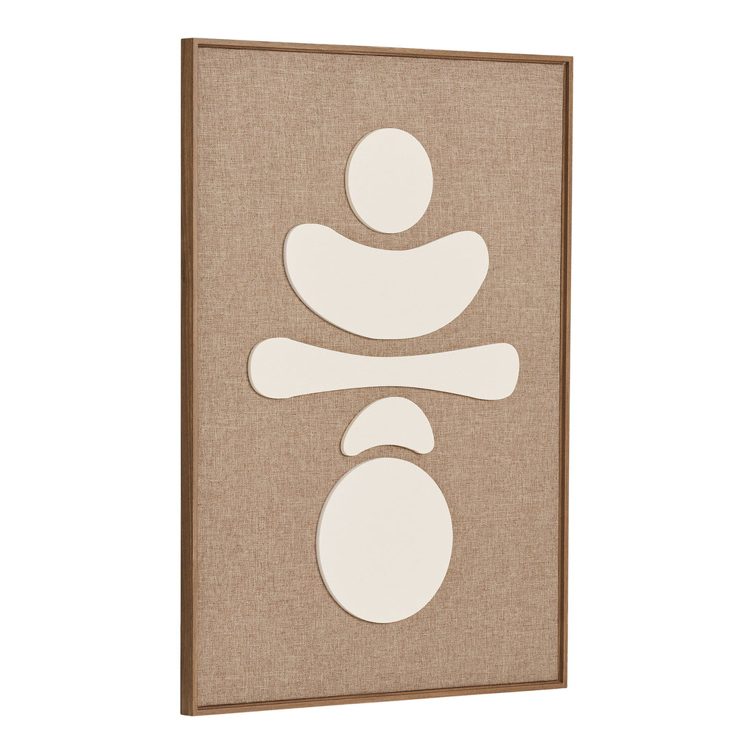 Diva Relief Wall Decoration - Relief wall decoration, brown/beige, No.2 50x70 cm