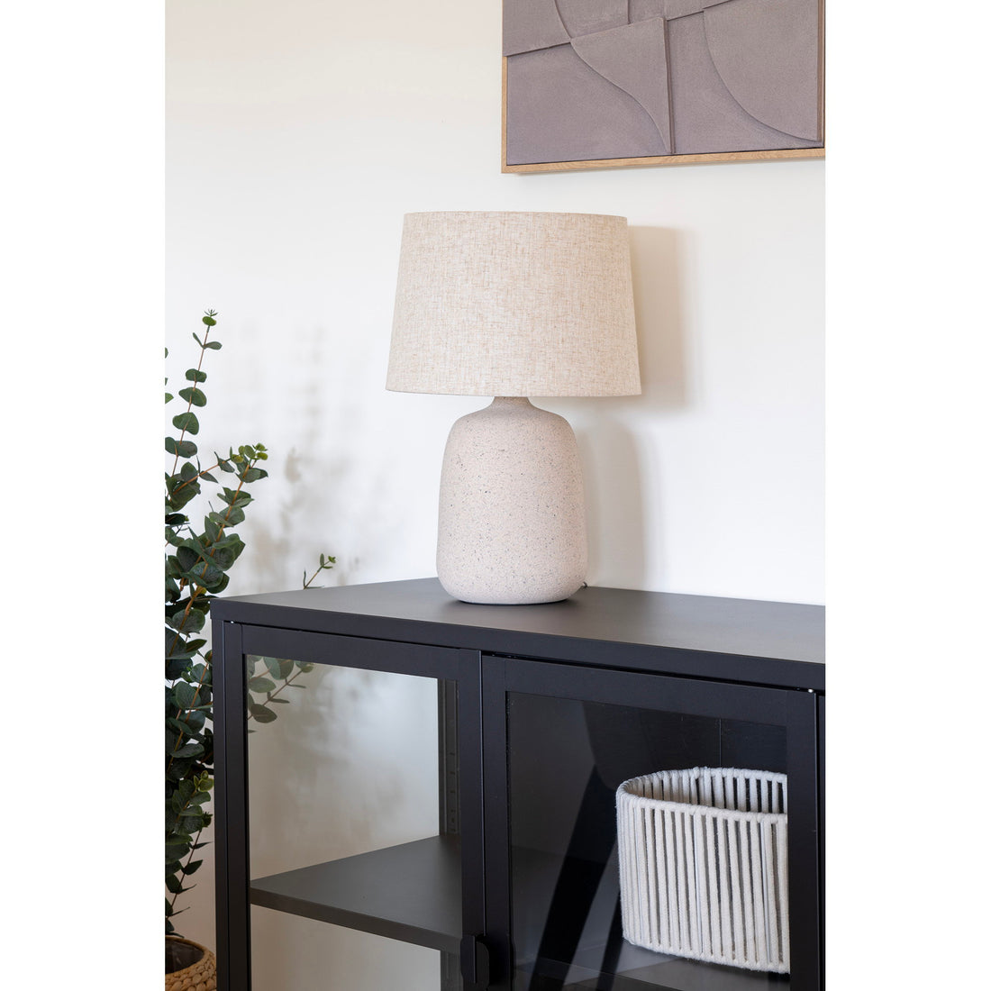 Croft Table Lamp - Table lamp, ceramic, sand structure