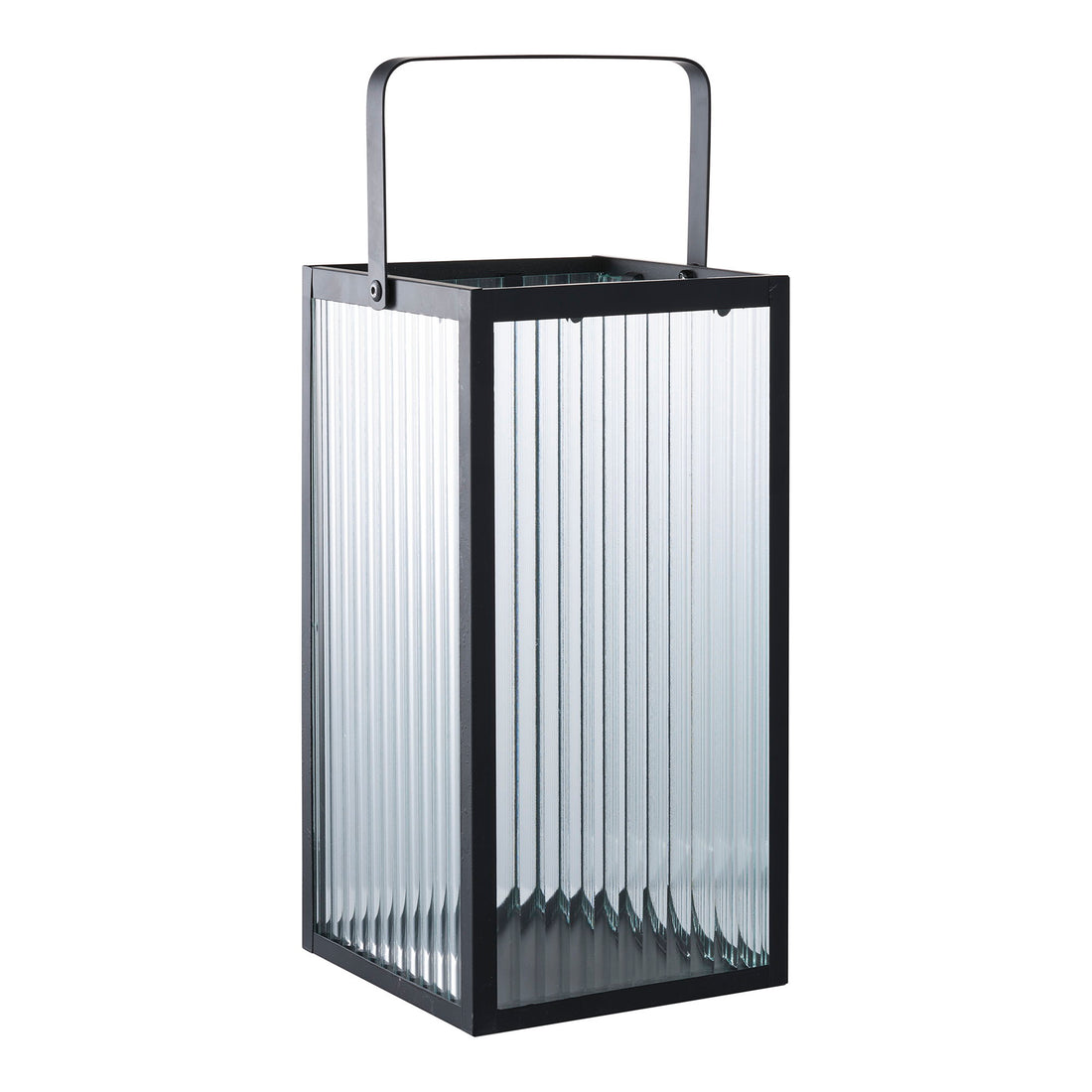 Almonte Lantern - Lantern, metal/glass, black