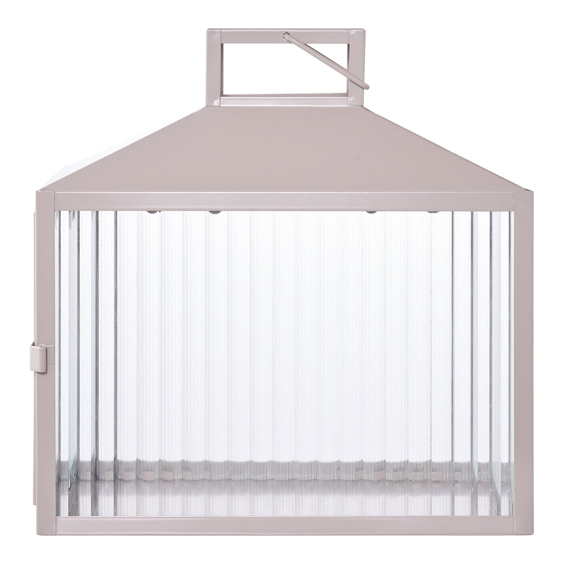 Lucca Lantern - Lantern, metal/glass, beige/grey