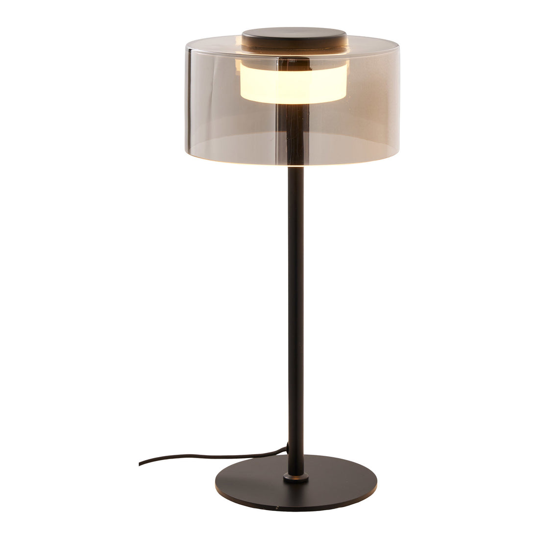 Cholet Table Lamp - Table lamp LED, steel/glass, black/clear