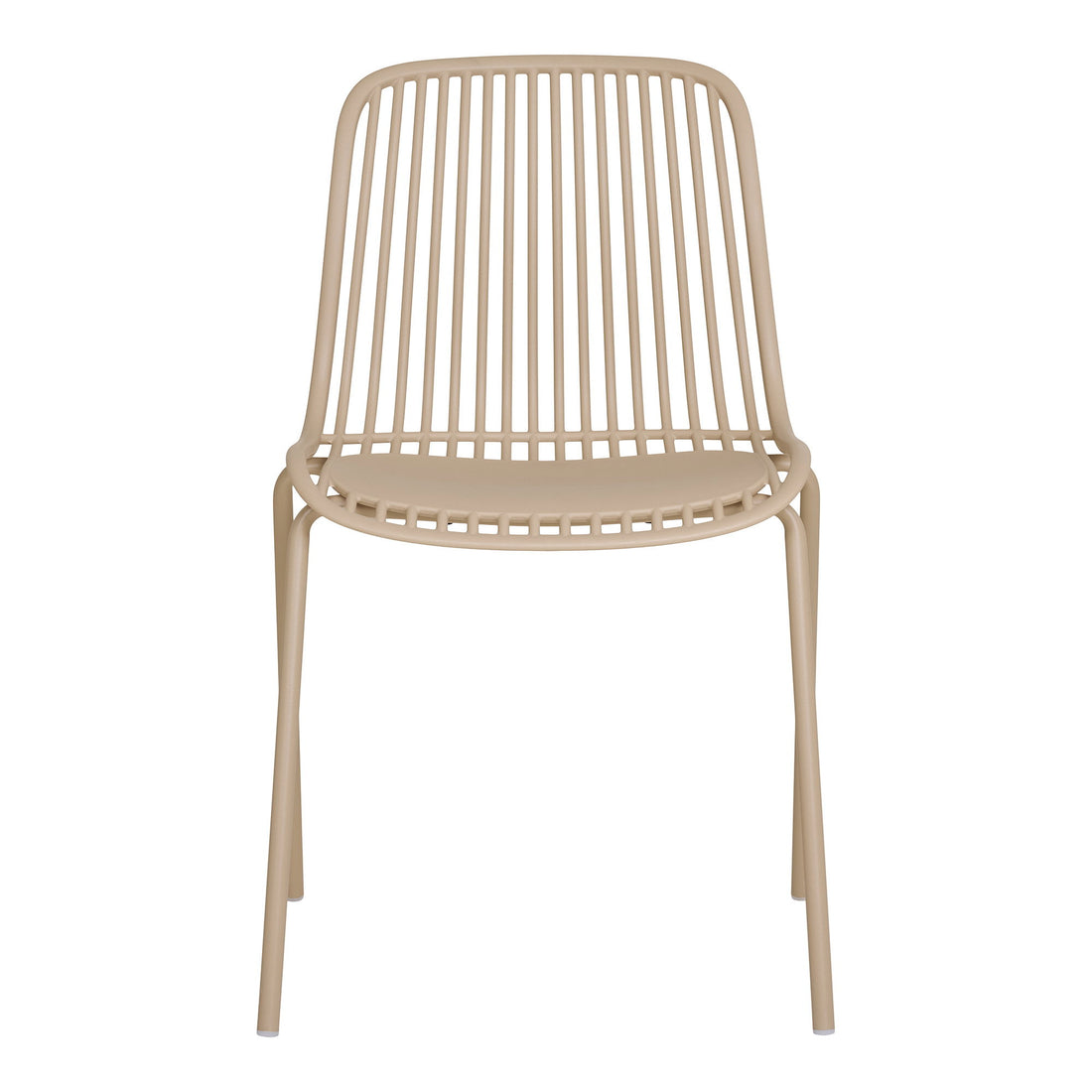 Branson Dining Chair - Dining chair, polypropylene, stackable, sand (set of 4)