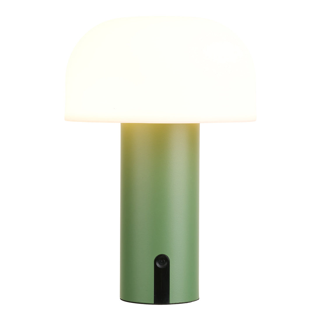 Soham LED Lamp - Lamp, rechargeable, white/green