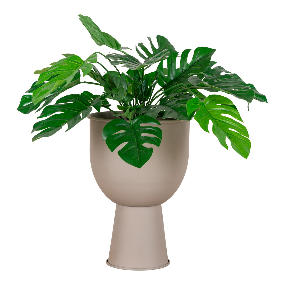 Amalfi Flowerpot - <p>Flowerpot, steel, beige grey, ø19x27 cm</p>